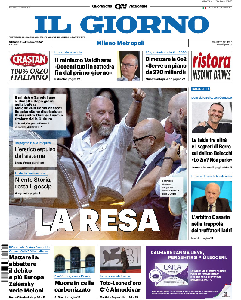 Prima-pagina-il giorno-edizione-di-oggi-20240907